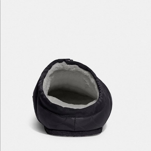 NWT Coach Rachelle Slippers Black Puffer Slip On Size 6 B - Picture 8 of 12